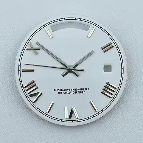 Miyota8285 dial 31mm Custom logo Green luminous Dial watch dial Fit Miyota8285 movement watch access