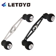 【Hot sale】LETOYO 2021 New Double Fishing Reel Handle Aluminum Alloy Handle &amp; EVA Knob DIY Fishing Reel Handle Accessory