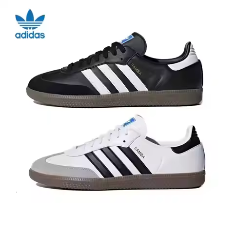 Adidas Originals Samba OG Men's Leather Suede Sneakers Retro Casual Streetwear Shoes B75806/B75807