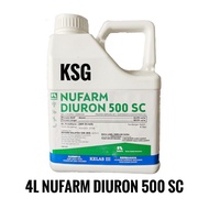 NUFARM DIURON 500 SC (4L) RACUN RUMPUT SAMBAU DARAT DEGIL