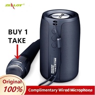 [in stock]Buy 1 Take 1 Microphone ZEALOT S32D Portable Bluetooth Speaker Wireless Loudspeaker Sound System Stereo Music Surround Outdoor Speaker 111