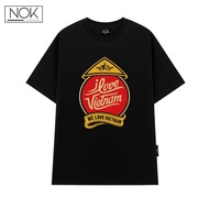 Áo thun I Love Vietnam – We Love Vietnam thiết kế độc đáo chất liệu cotton cao cấp NOK - N068