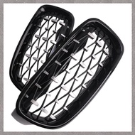 [M G L O] Front Kidney Grill, Front Hood Diamond Grille Meteor Grill for F30 F31 F35 320I 328I 335I 