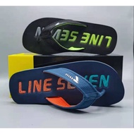 ［Line Seven］Line 7 L7 E-1090 Men Slippers/Flip Flop/Selipar/Slip On Ready Stocks