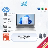 Hp Notebook 15-FD1092TU - Moonlight Blue (15.6" FHD IPS/Intel CORE5-120U/8GB/512GB/Intel Iris Xe/H&S