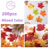 Maple Leaf Artificial Maple Leaf Wholesale Autumn Maple Leaf Contents 200 Artificial Fake Decoration