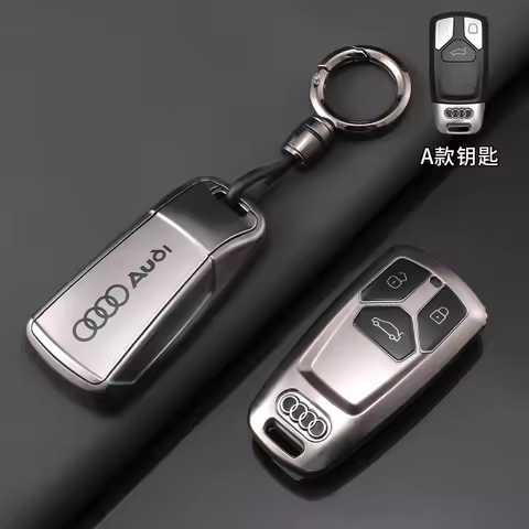 Car Key Case Fob Remote Protector Shell For Audi Q1 Q2 Q3 Q4 Q5 Q6 Q7 Q8 A1 A2 A3 A4 A5 A6 A7 A8 TT 