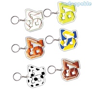Un* Set of 6 Portable Acrylic Keychain Charm 67 Sports Designs for Enthusiasts