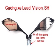 Gương chiếu hậu xe máy Lead 125 Vision SH Việt các đời (01 cặp)