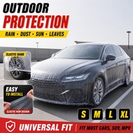 Transparent PE Car Cover Waterproof Protection Outdoor Rainproof Vehicle Cover for Sedan SUV