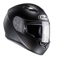 HJC CS-15 FULL FACE SINGLE VISOR MONO COLORS (SEMI FLAT BLACK/MATT BLACK AND PEARL WHITE)