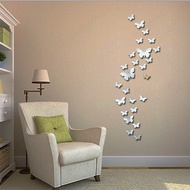 Wall sticker Mirror Sticker Acrylic DIY Mirror Mirror Butterfly3dThree-Dimensional Wall Stickers Living Room Bedroom Decorations Warm Wallpaper Stickers Wall Sticker