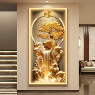 Light Luxury Welcome Guests Pine Entrance Decorative Paintings Flowing Water Make Money Corridor Ais