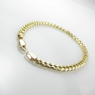 18K金 時尚 古巴鍊 手鍊 古巴手鏈項鍊 非包金非鍍金