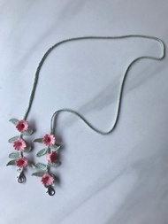 口罩鍊 Mask Strap Chain Lily of the valley Pink