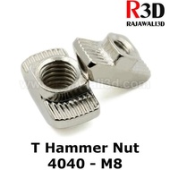 Up T Nut M8 Tee Nut T Hammer Nut 40-M8 Drop In Aluminum Profile 4040