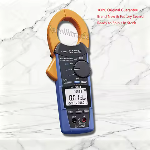PC NEW HIOKI CM3286-50 AC Clamp Power Meter In Stock 600A 600V 360kW True RMS PF Phase Wireless Z321