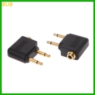 BUB 2 Pcs Gold Plated 3 5mm 2 Male To 1 Female Headphone Jack Socket o Adapter