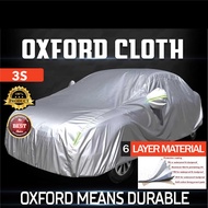 3S Size Heavy Duty Car Cover For Ford Fiesta, Ford Ka+, Kia Picanto, Kia Rio- Grey