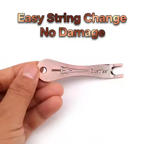 Stainless Steel Acoustic Guitar Bridge Pin Remover - 1PCS Handy String Nail Peg Pulling Tool, Bronze