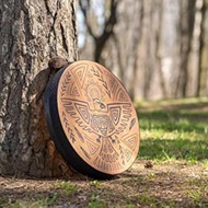 【BBI】-Shamanic Drums Holy " Bird" Vegan Drums Sound Healing Tools Siberian Drums Spiritual Music Sha