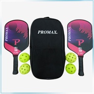 Set Vợt Pickleball Promax P-249((2 Vợt +Túi Đựng Bóng + 4 Bóng)