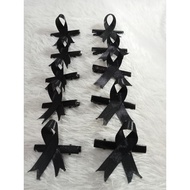 Black ribbon Clip black ribbon Clip