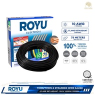 Royu Original THHN/THWN-2 Conventional Stranded Wire 75 & 150 Meters 7 Strands (#10, #12, #14) 600 V
