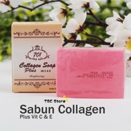100% Collagen Plus V C& v E Soap 701 For Acne Skin Brightening Sabun putih kulit