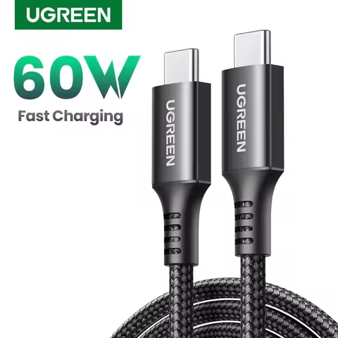 UGREEN PD60W 100W USB Type C to USB C Fast Charging Cable for iPhone 17 MacBook iPad Samsung Xiaomi 