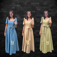 Apple Long Dress- Filipiniana