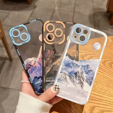 Snow Mountain Case For OPPO Reno 15 4 13 12 11 10 Pro Plus 15F 14F 13F 11F 12F A78 A79 A60 A6 A3 A5 