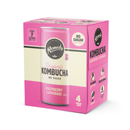 Remedy Drinks - 澳洲有機 KOMBUCHA 紅茶菌 (康普茶) 飲品 - 紅莓檸檬味 (4罐 x 250 ml)