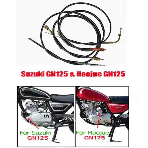 Motorcycle Control Cables Throttle For Suzuki Haojue Lifan QJMotor Qingqi GN125 GN125H HJ125 GN Tech