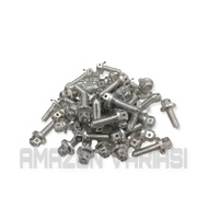 BAUT PROBOLT M10/DRAT 10 CNC HARGA PERBIJI/SATUAN BAUT PROBOLT PLAT NOMOR MOTOR / BAUT PLAT NOMOR MO