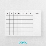Monthly Planner Acrylic Wall Planner Wall Schedule Board Schedule Otello Acrylic Agenda