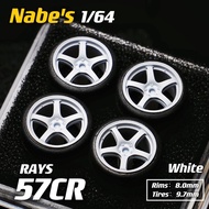Nabes X Chika 1/64 Rays 57CR 8.9/9.7 mm secondary modified wheel hub