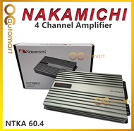 NAKAMICHI 4 Channel Car Amplifier 1500 watts Bridgeable High Power Car Amplifier NKTA 60.4