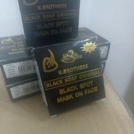 (READY STOCK) K.BROTHERS ORIGINAL BLACK SOAP GRADE A 50g