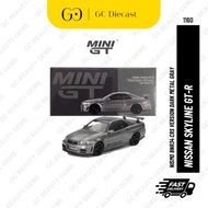 ✨READY STOCK✨ Mini GT Nissan Skyline GT-R | NISMO BNR34 CRS Version Dark Metal Gray