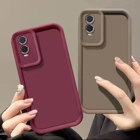 For Vivo Y76 5G Case For Vovo Y 76 VivoY76 5G V2124 Mobile Phone Cases Camera Anti Drop Protection S