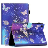 全城熱賣 - 車線彩繪左右開平板皮套 適用於華為 MatePad T10/T10s/暢享平板2/榮耀平板6/X6（蝴蝶）