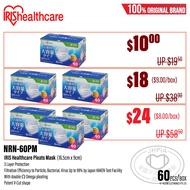 Iris Healthcare NRN-60PM Reliable Safety Face Mask 3ply 60Sheets per box.