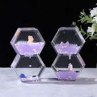 网红油滴沙漏可爱卡通计时器创意水液体解压观赏摆件情侣女生礼物Hourglass Timer 5/15/30 Fifteen Minutes26.6.22