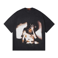 KKONTENER 2HOLLIS OVERSIZE TSHIRT BLACK BLEACH
