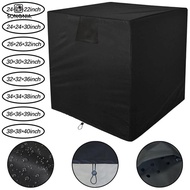 [SONONIA] Air Conditioner Cover Outdoor, Outside Unit Cover Blk Dust Water Cover Outdoor