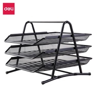 Deli Document Tray File Document Letter Paper Rack Sorter Collection File Desk Organizer Rak Documen
