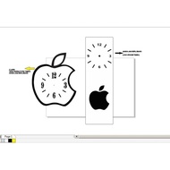 Wall clock wooden wall clock/ carved wall clock/