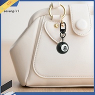 SEV Mini Billiards Keychain Billiard Ball Keychain Black 8 Ball Keychain Mini Pool Ball Charm Billia