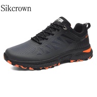 Gray Men Mountaing Hiking Shoes Waterproof Big Size 48 49 50 Trail Trekking Trainers Arch Support Walking Water Resistant Shoes